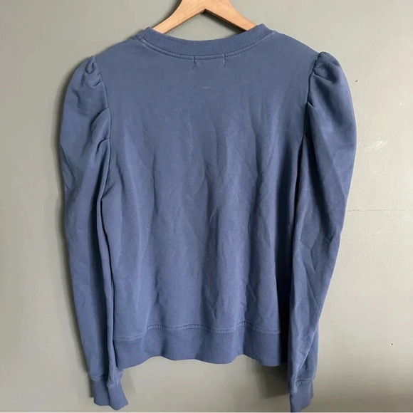 Cynthia Rowley Cotton Blend Sweater. Powder Blue. Medium - Picture 2 of 6